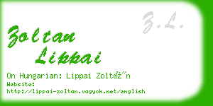 zoltan lippai business card